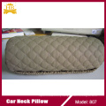 Dull Polish Embroidery Soft Touch Round Car Neck Rest Pillow